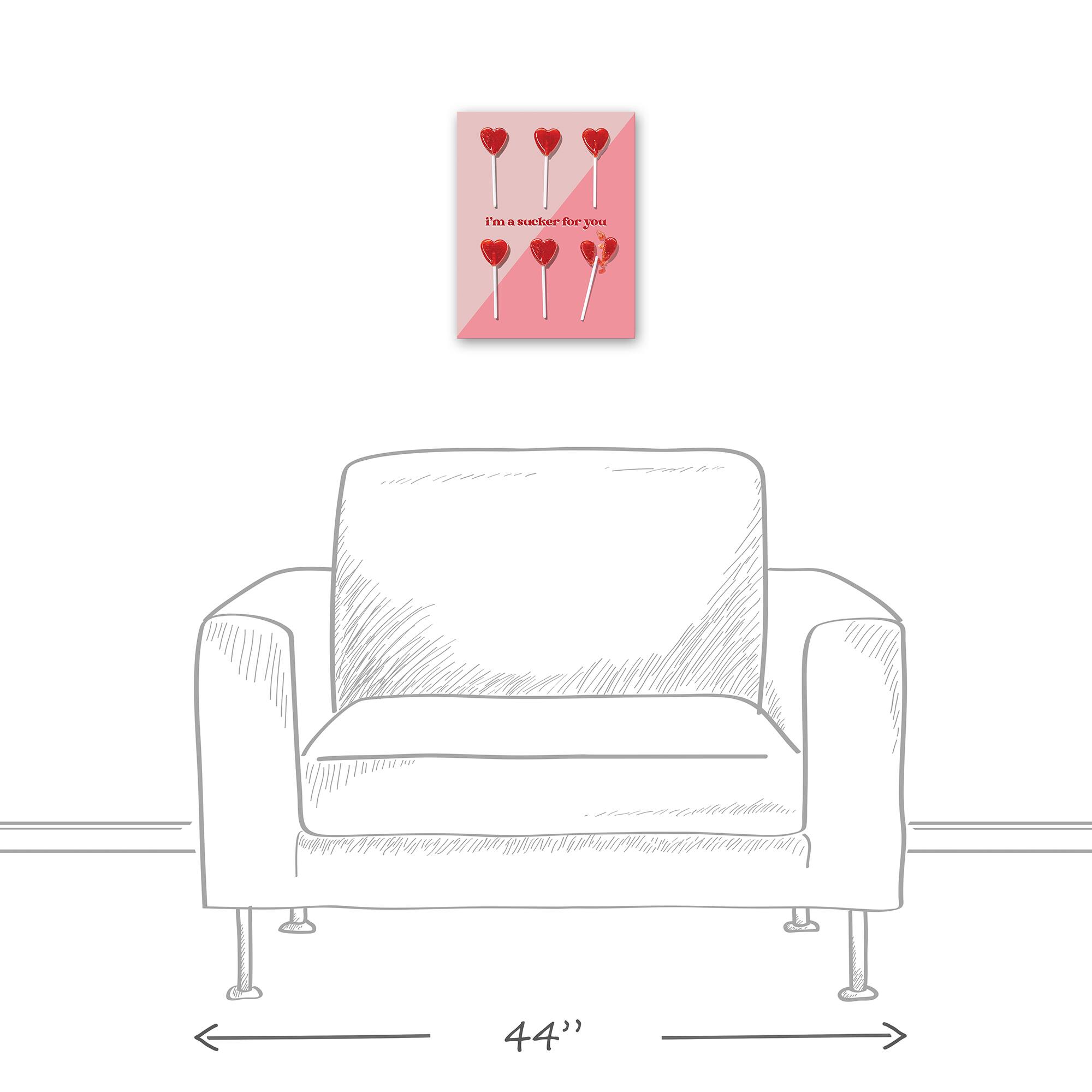 14" I'm a Sucker for You Canvas Wall Art